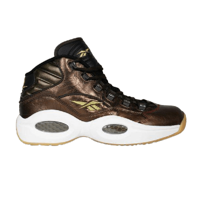 Pre-owned Reebok Villa X Question Mid 'liberty Bell' In Brown