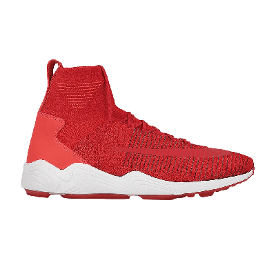 Pre-owned Nike Zoom Air Mercurial Xi Flyknit 'university Red'