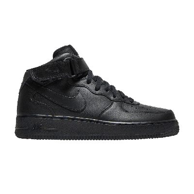 Pre-owned Nike Wmns Air Force 1 '07 Mid 'black'