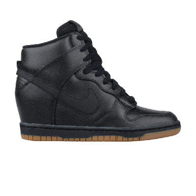 Pre-owned Nike Wmns Dunk Sky Hi In Black