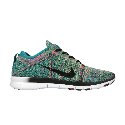 Pre-owned Nike Wmns Free Tr Flyknit In Green