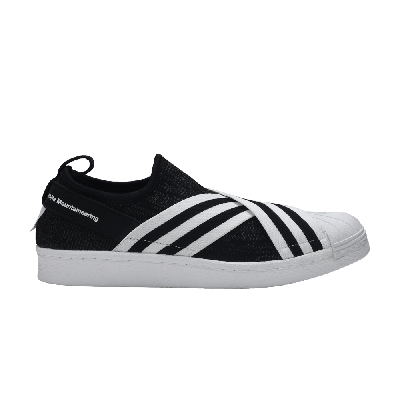 Pre-owned Adidas Originals White Mountaineering X Superstar Slip-on Pk 'black White'