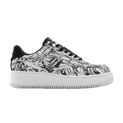 Pre-owned Nike Wmns Air Force 1 Upstep Low 'bhm' In White