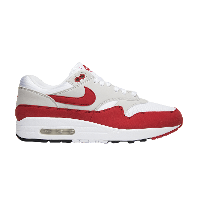 Pre-owned Nike Air Max 1 Og Anniversary 'red' In White