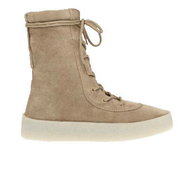 Pre-owned Yeezy Season 4 Crepe Boot 'taupe' In Tan