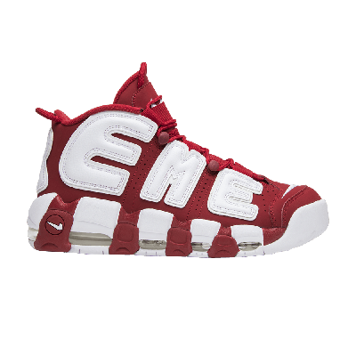 Pre-owned Nike Supreme X Air More Uptempo 'red'