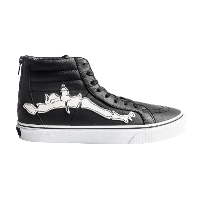 Pre-owned Vans Blends X Peanuts X Sk8-hi Reissue Zip 'snoopy Bones' In Black