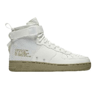 Pre-owned Nike Sf Air Force 1 Mid 'olive Ivory' In White
