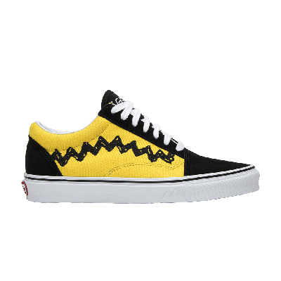 Pre-owned Vans Peanuts X Old Skool 'charlie Brown' In Yellow