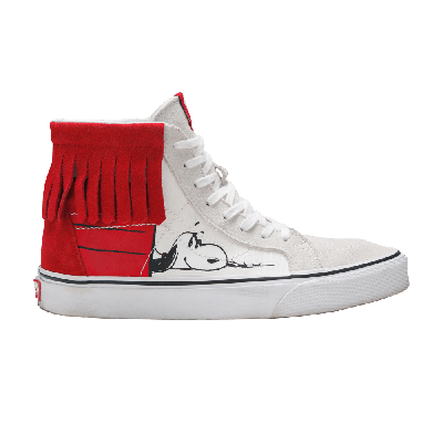 Pre-owned Vans Peanuts X Sk8-hi Moc 'dog House' In Tan
