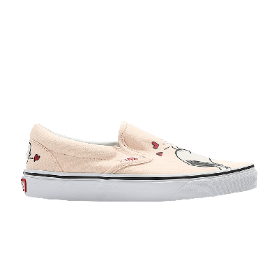 Pre-owned Vans Peanuts X Classic Slip-on 'smack' In Tan