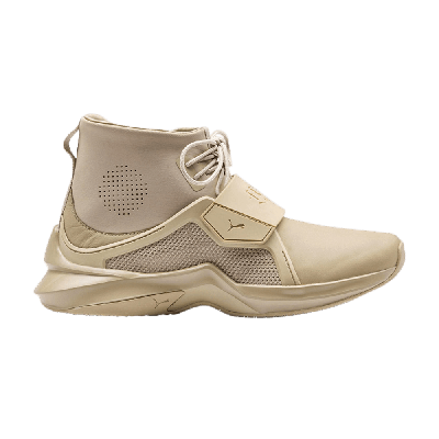 Pre-owned Puma Fenty X Wmns Trainer Hi 'sesame' In Tan
