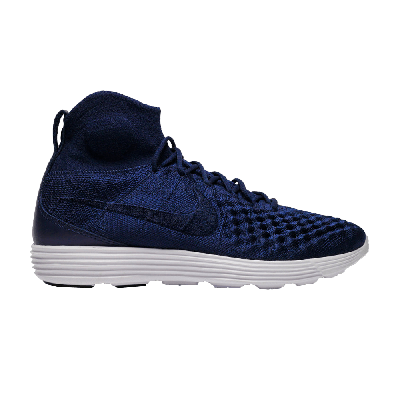 Pre-owned Nike Lunar Magista 2 Flyknit 'college Navy' In Blue