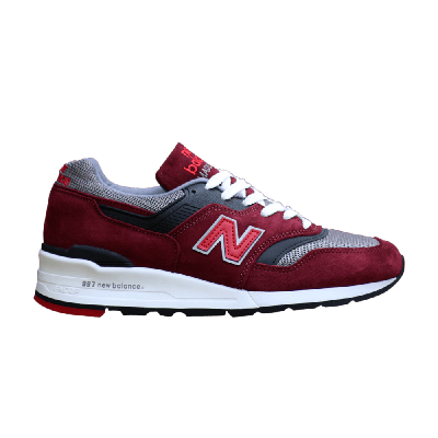 Pre-owned New Balance 997 'burgundy' In Red