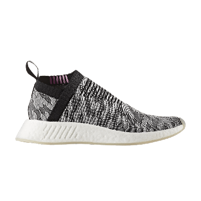 Pre-owned Adidas Originals Wmns Nmd_cs2 Primeknit 'grey White' In Black