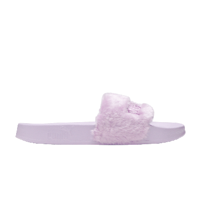 Pre-owned Puma Fenty X Wmns Fur Slide 'orchid Bloom' In Purple