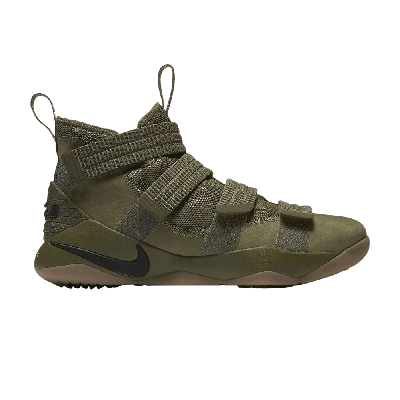 Pre-owned Nike Lebron Soldier 11 'olive' In Green