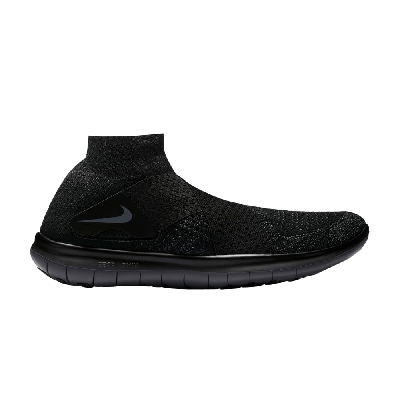 Pre-owned Nike Free Run Motion Flyknit 2017 'black'