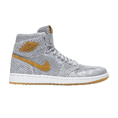 Pre-owned Air Jordan 1 Retro High Og Flyknit 'wolf Grey'