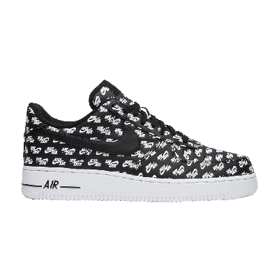 Pre-owned Nike Air Force 1 Low '07 Qs 'all Over Logo Black'