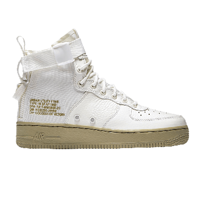 Pre-owned Nike Wmns Sf Air Force 1 Mid 'olive Ivory' In White