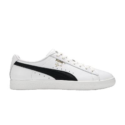 Pre-owned Puma Clyde Core Leather Foil 'white'