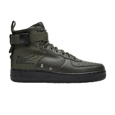 Pre-owned Nike Sf Air Force 1 Mid 'sequoia' In Green