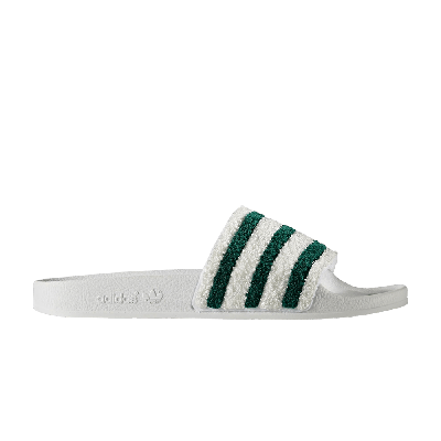 Pre-owned Adidas Originals Adilette Slides In White