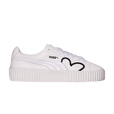 Pre-owned Puma Fenty X Wmns Creeper 'clara Lionel Foundation' In White