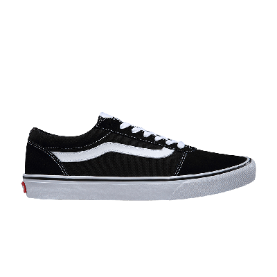 Pre-owned Vans Ward Suede Canvas 'black White'