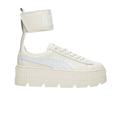 Pre-owned Puma Fenty X Wmns Ankle Strap Creeper 'vanilla Ice' In White