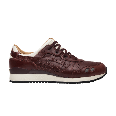 Pre-owned Asics Packer Shoes X J.crew X Gel Lyte 3 '1907 Collection Oxblood' In Red