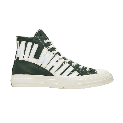Pre-owned Converse Chuck Taylor All Star Premium Hi 'milwaukee Bucks' In Green