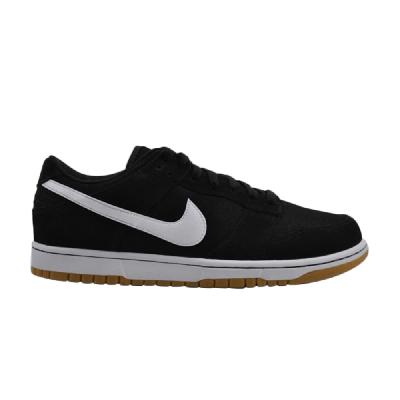 Pre-owned Nike Dunk Low Canvas 'black'
