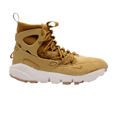 Pre-owned Nike Wmns Air Footscape Mid Utility 'wheat' In Tan