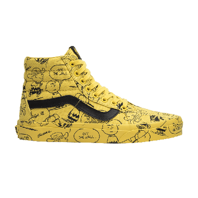 Pre-owned Vans Peanuts X Sk8-hi 'charlie Brown Maize' In Yellow