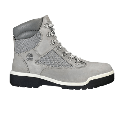 Pre-owned Timberland 6 Inch Waterproof Field Boot 'grey White'