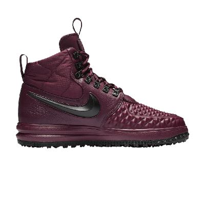 Pre-owned Nike Lunar Force 1 Duckboot 'burgundy' In Red