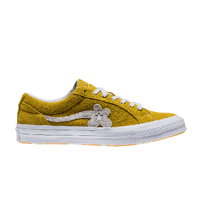 Pre-owned Converse Golf Le Fleur X One Star Ox 'solar Power' In Yellow