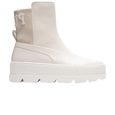 Pre-owned Puma Fenty X Wmns Chelsea Sneaker Boot 'vanilla Ice' In White