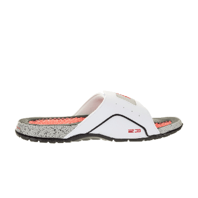 Pre-owned Air Jordan Jordan Hydro 4 Slide In White