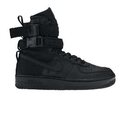 Pre-owned Nike Wmns Sf Air Force 1 High 'triple Black'