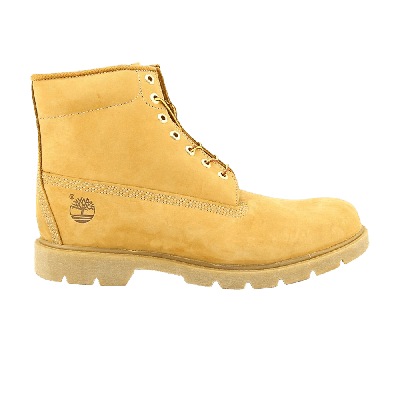 Pre-owned Timberland 6 Inch Basic Waterproof Boot Wide 'tan'