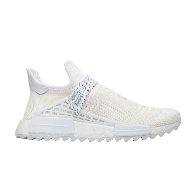 Pre-owned Adidas Originals Pharrell X Nmd Human Race Trail 'blank Canvas' In White