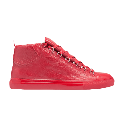 Pre-owned Balenciaga Arena High 'shiny Red'