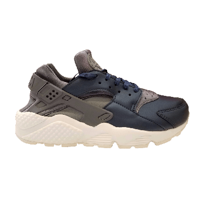 Pre-owned Nike Wmns Air Huarache Run Premium 'grey Navy'