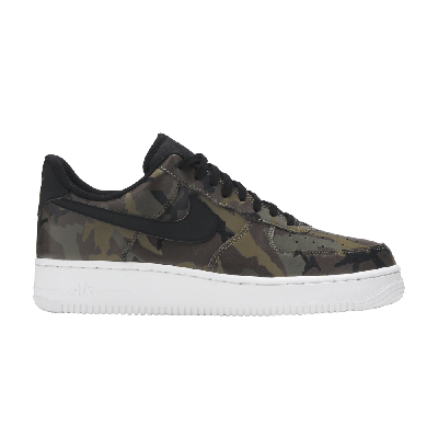 Pre-owned Nike Air Force 1 'olive Reflective Camo' In Green