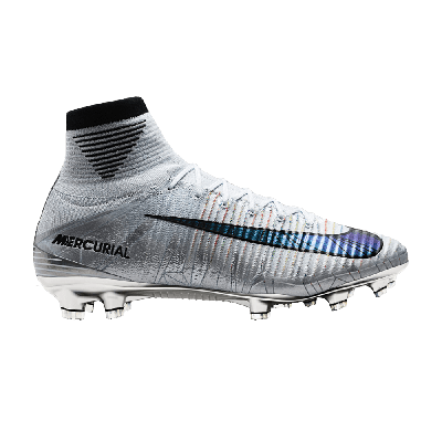Pre-owned Nike Cr7 X Mercurial Superfly 5 Se Fg 'blue Tint' In White