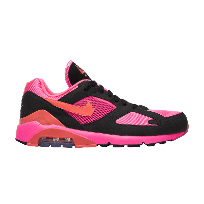 Pre-owned Nike Comme Des Garçons X Air Max 180 'black Pink'