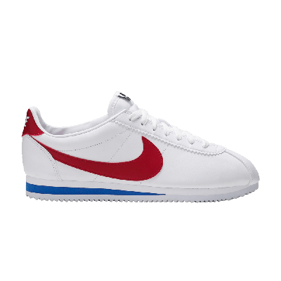 Pre-owned Nike Wmns Classic Cortez Leather 'white Red'